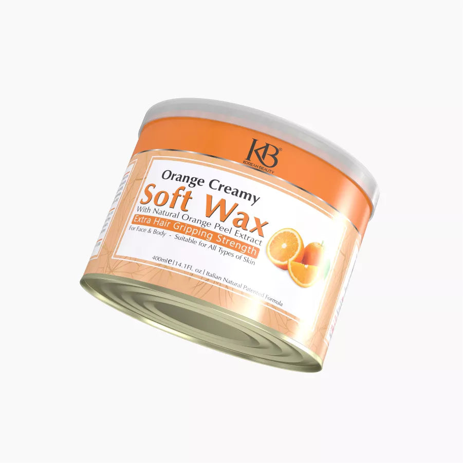 Korean beauty Orange creamy soft wax